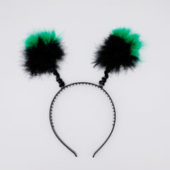 Googly Eye Halloween Headband - Exaggerated Spring-Loaded Bouncing Eyeballs - Spooky Ghost Festival Hair Accessory for Masquerade Parties and Horror-Themed Events