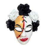 Terrifying Halloween Clown Full-Face Mask - Creepy Killer Clown Mask with Vivid Colors - Durable Horror Mask for Masquerade Parties, Cosplay, and Haunted House Props