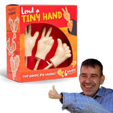 Mini Finger Hand Wand Set - Hilarious "Thumbs Up" and Waving Hand Props - Tiny Finger Puppets & Funny Gag Gift for Kids and Adults