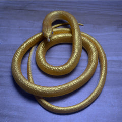 Realistic Giant Cobra Prop - 50-Inch Extra-Large Simulated Snake for Halloween Decor, Stage Performances, and Garden Protection