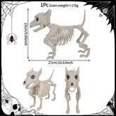 Realistic Animal Skeleton Specimen Collection - Gothic Bone Props featuring Scorpion, Bat, and Spider for Haunted Houses, Escape Rooms, and Creepy Bar Decor