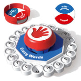 Rapid-Fire Alphabet Press Game - Fast-Paced Word Association Party Toy and Educational Family Board Game
