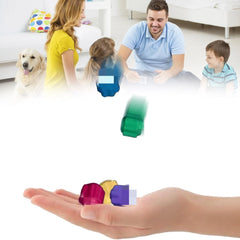 Traditional Korean Jacks Game Set - Hand-Stitched Fabric Weighted Stones for Stress Relief and Indoor Party Fun