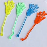 Sticky Giant Wall Climber Hands - Stretchable Jelly Palm Toys for Party Favors & Retro Goodie Bag Fillers