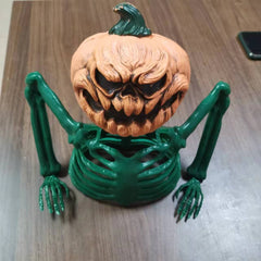 Half-Body Skeleton Groundbreaker - 35-inch Life-Size Haunted House Prop - Realistic Human Torso Skeleton for Graveyard Scenes, Halloween Garden Decor, and Spooky Partitions