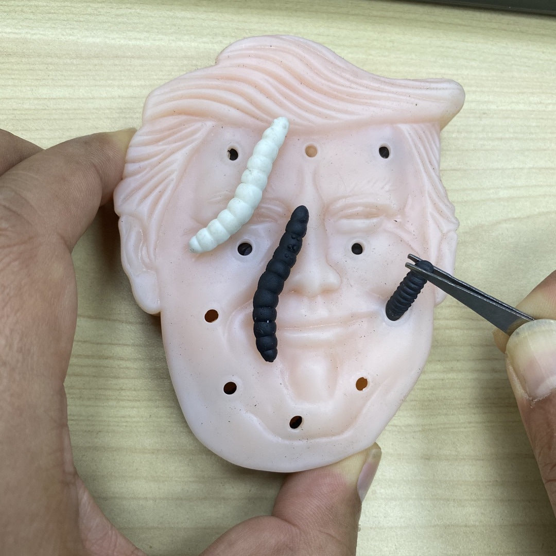 Realistic Stress Relief Squeeze Toy - Creative Novelty Fidget with Pull-Out Features for Hilarious Gags and Sensory Play