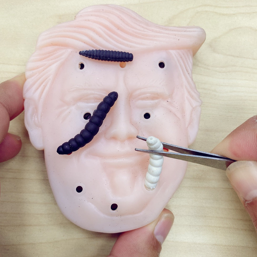 Realistic Stress Relief Squeeze Toy - Creative Novelty Fidget with Pull-Out Features for Hilarious Gags and Sensory Play