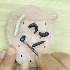 Realistic Stress Relief Squeeze Toy - Creative Novelty Fidget with Pull-Out Features for Hilarious Gags and Sensory Play