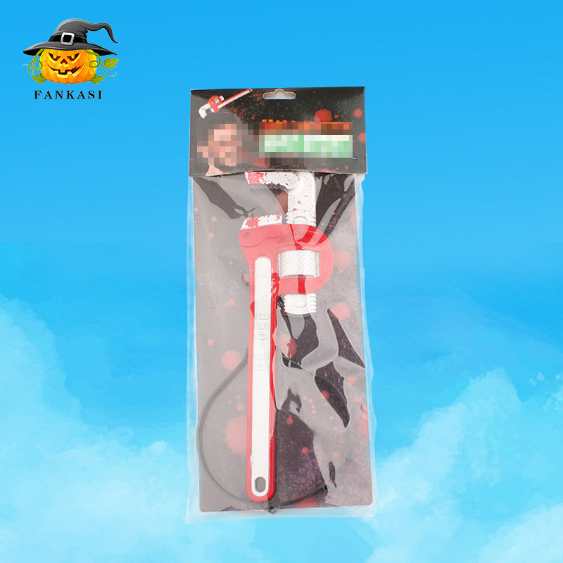 Halloween Horror Headband Props - Realistic Bloody Knife, Syringe, and Scissors Hair Accessories - Spooky Masquerade Costume Jewelry for Haunted House Pranks