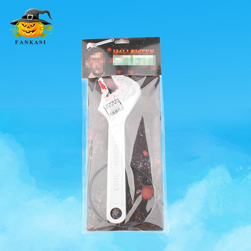 Halloween Horror Headband Props - Realistic Bloody Knife, Syringe, and Scissors Hair Accessories - Spooky Masquerade Costume Jewelry for Haunted House Pranks