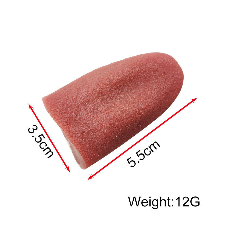 Realistic Simulated Tongue Prop - Stretchable Novelty Stage Accessory for Close-Up Magic and Professional Special Effects