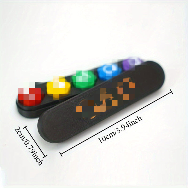 Traditional Korean Jacks Game Set - Hand-Stitched Fabric Weighted Stones for Stress Relief and Indoor Party Fun