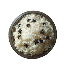 Realistic Simulation Fly Set - 100pcs Tiny Plastic Housefly Props for Hilarious April Fool’s Pranks and Gag Decorations