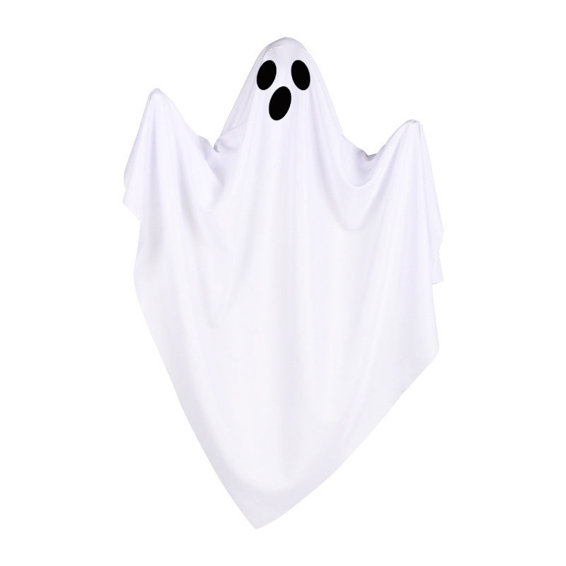 Spooky Floating White Hanging Ghosts - Versatile Expression Ghost Pendants for Halloween Porch, Yard, and Haunted House Atmosphere Decor