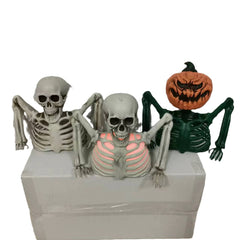 Half-Body Skeleton Groundbreaker - 35-inch Life-Size Haunted House Prop - Realistic Human Torso Skeleton for Graveyard Scenes, Halloween Garden Decor, and Spooky Partitions