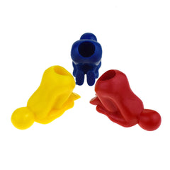 Hilarious Three-Color Novelty Butt Pen Holder - Quirky Desktop Ornament and Gag Gift for Office Pranks and Practical Jokes