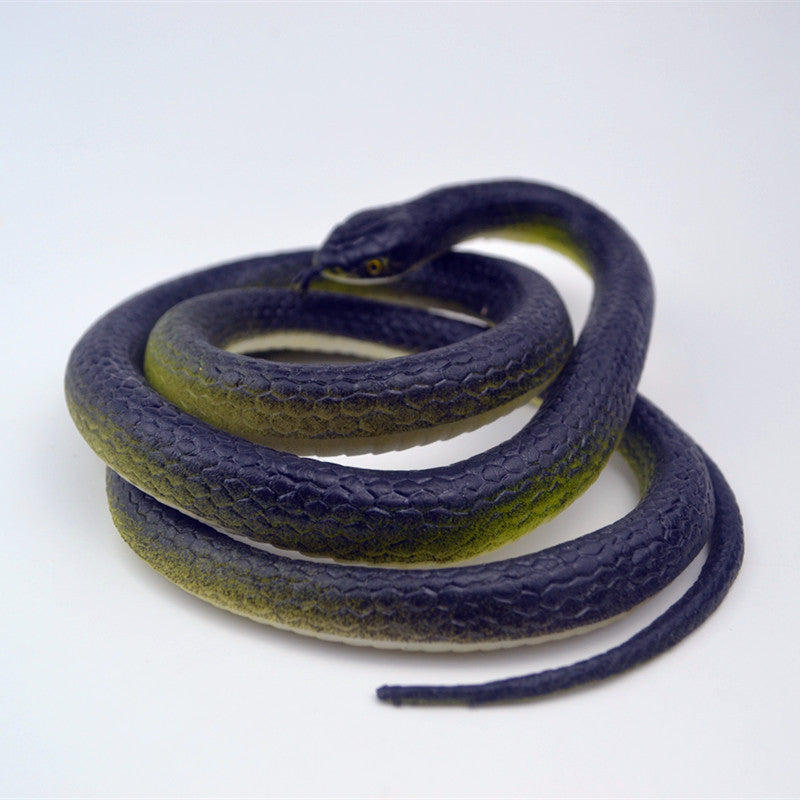 Realistic Giant Cobra Prop - 50-Inch Extra-Large Simulated Snake for Halloween Decor, Stage Performances, and Garden Protection