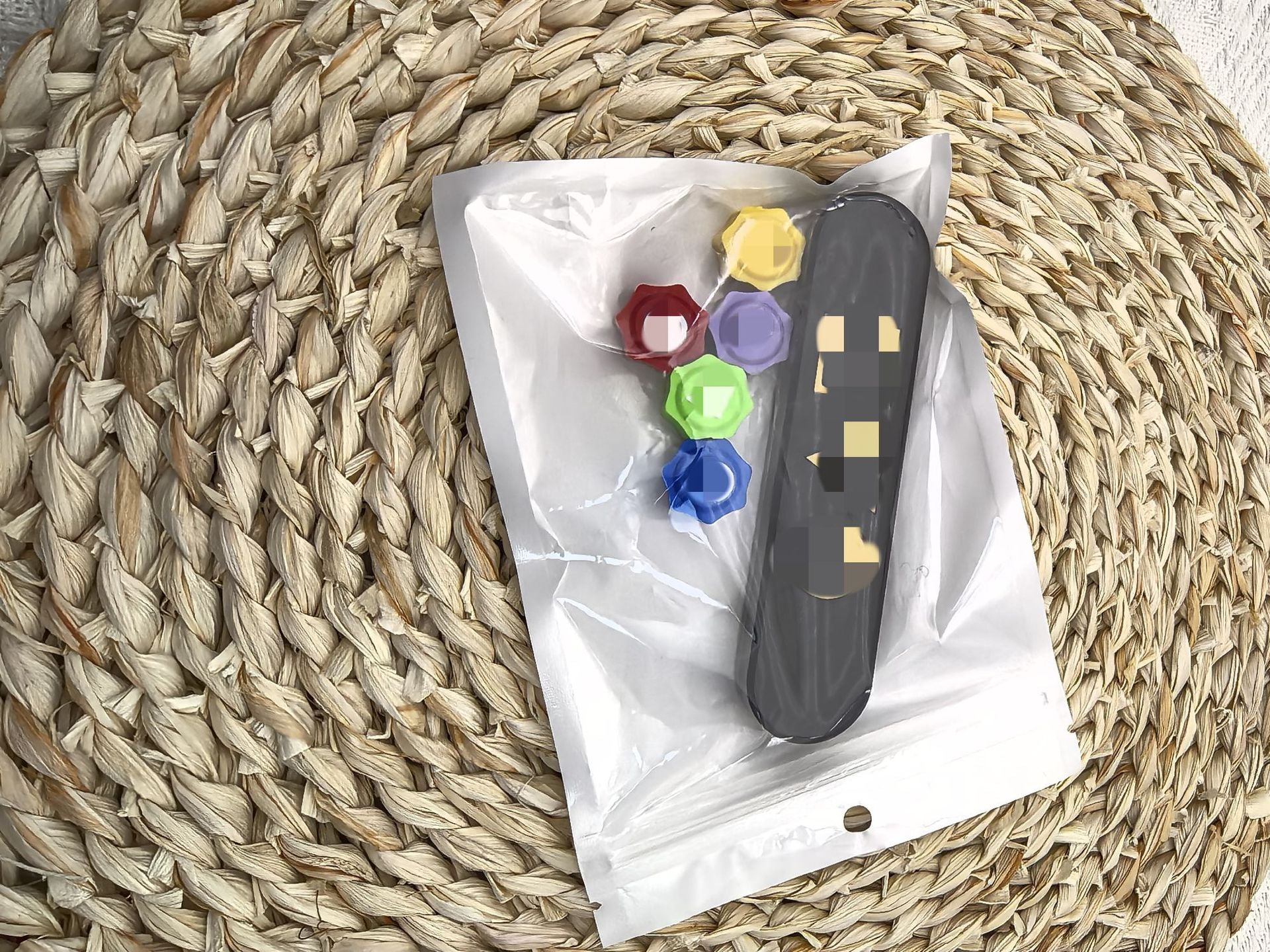 Traditional Korean Jacks Game Set - Hand-Stitched Fabric Weighted Stones for Stress Relief and Indoor Party Fun