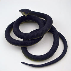 Realistic Giant Cobra Prop - 50-Inch Extra-Large Simulated Snake for Halloween Decor, Stage Performances, and Garden Protection