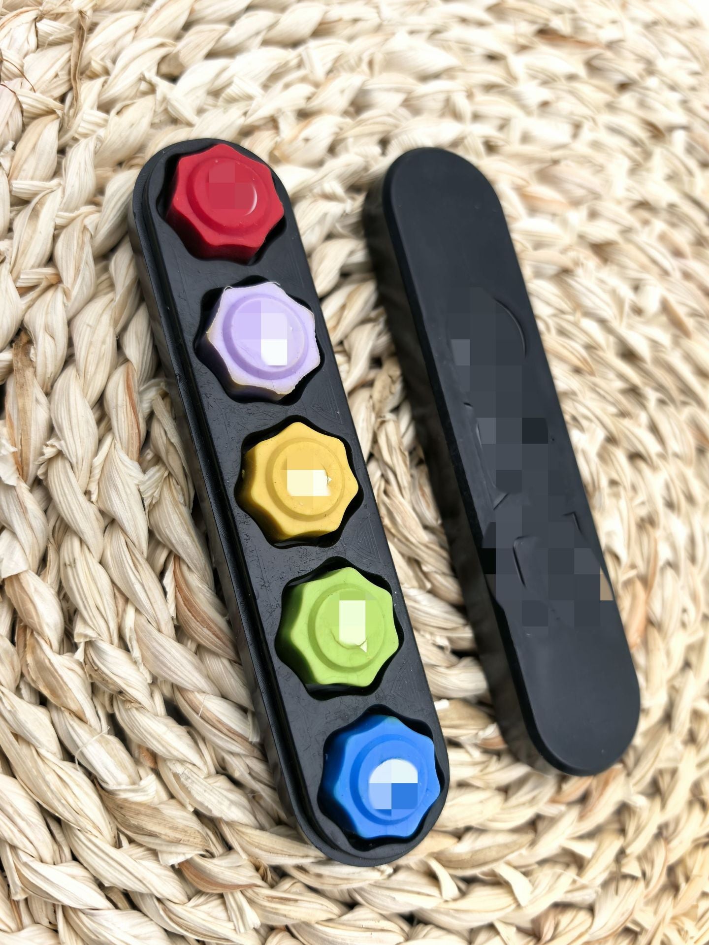 Traditional Korean Jacks Game Set - Hand-Stitched Fabric Weighted Stones for Stress Relief and Indoor Party Fun