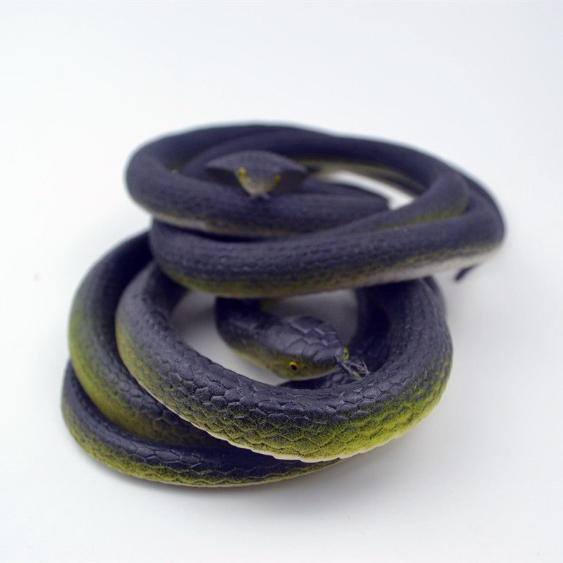 Realistic Giant Cobra Prop - 50-Inch Extra-Large Simulated Snake for Halloween Decor, Stage Performances, and Garden Protection