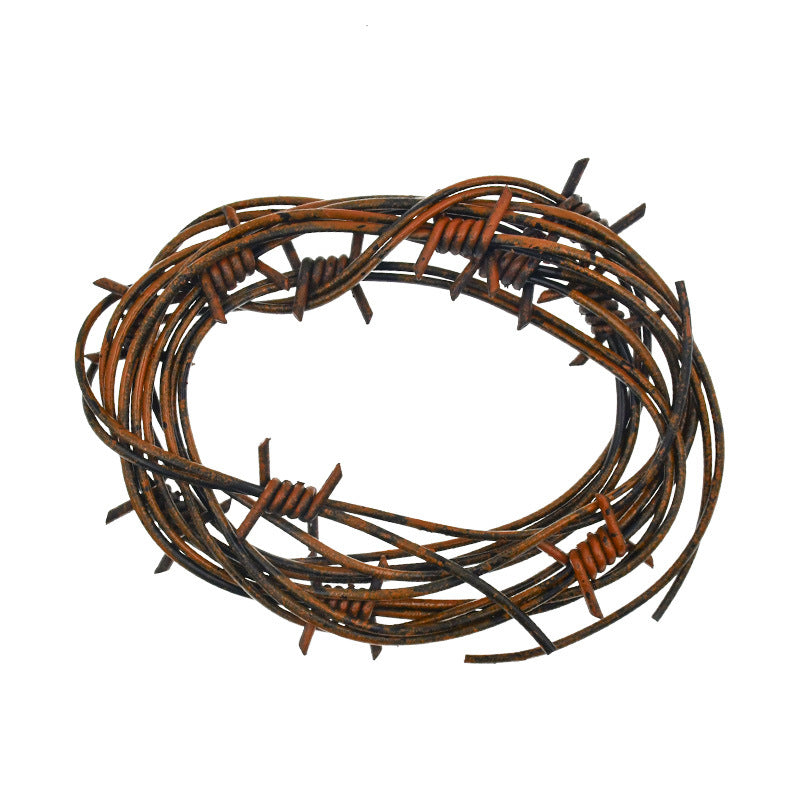 Realistic Rusty Prisoner Chains - Lightweight Plastic Shackles and Prop Links for Haunted House, Escape Room, and Masquerade Costume Decor