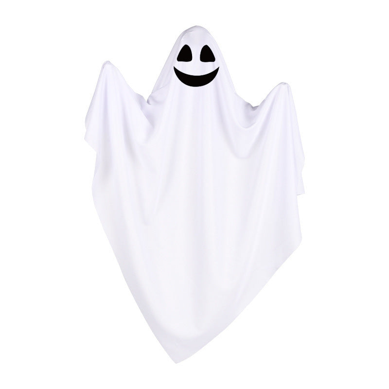 Spooky Floating White Hanging Ghosts - Versatile Expression Ghost Pendants for Halloween Porch, Yard, and Haunted House Atmosphere Decor
