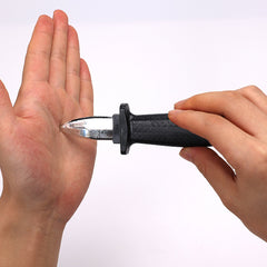 Collapsible Stage Prop Knife - Realistic Retractable Performance Accessory - Durable Novelty Toy for Theater, Cosplay, and Film Productions