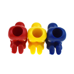 Hilarious Three-Color Novelty Butt Pen Holder - Quirky Desktop Ornament and Gag Gift for Office Pranks and Practical Jokes