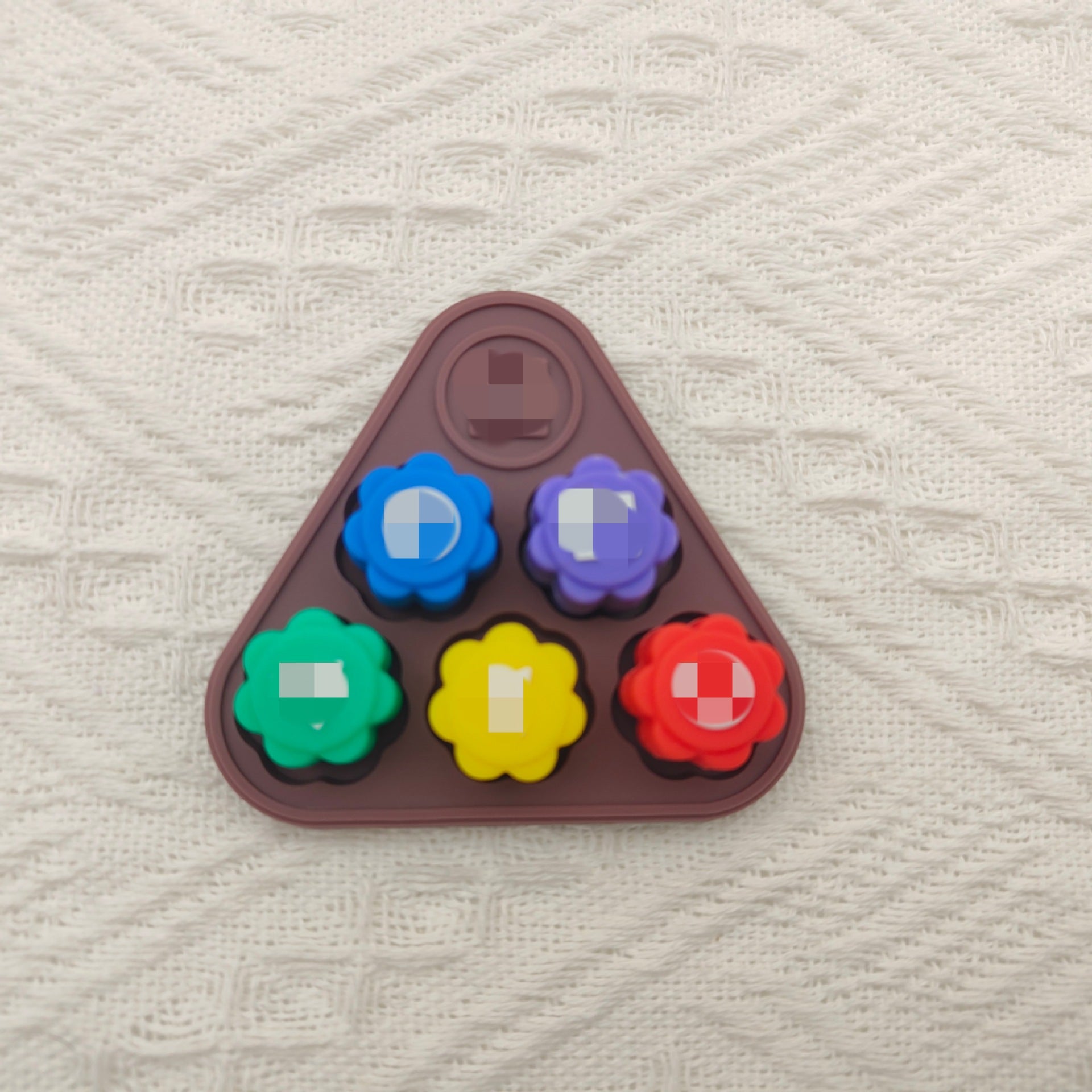 Traditional Korean Jacks Game Set - Hand-Stitched Fabric Weighted Stones for Stress Relief and Indoor Party Fun