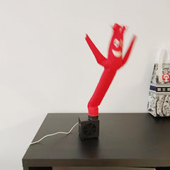 Wacky Waving Inflatable Desktop Buddy - Mini Air-Powered Dancing Tumbler and Fun Office Stress Relief Toy