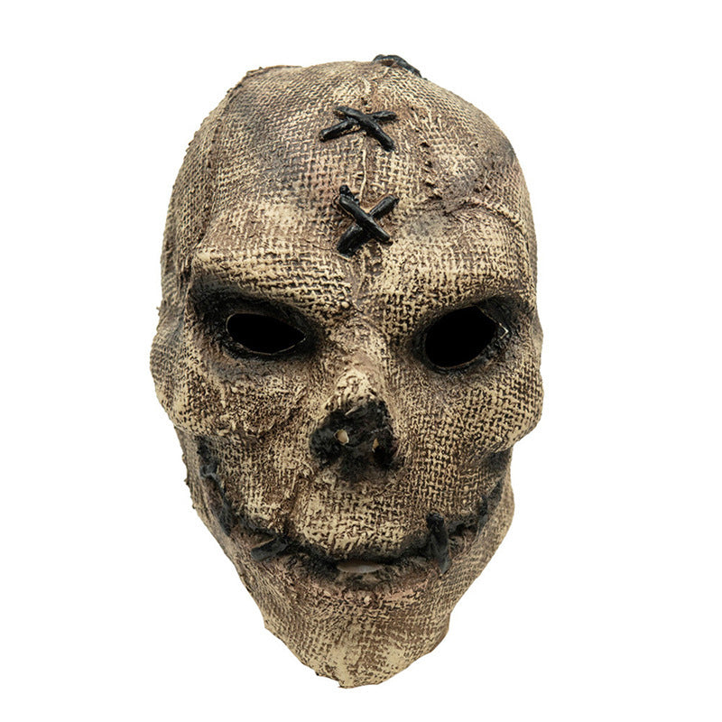"Eternal Reaper" Skull Mask - Professional Realistic Latex Headgear for Halloween Ball Parties, Gothic Cosplay, and Haunted House Performance Props