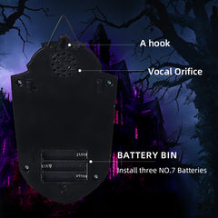 Animated "All-Seeing" One-Eyed Doorbell - Spooky Luminous Sound Ornament for Haunted Houses, Bar Entryways, and Tricky Halloween Porch Decor