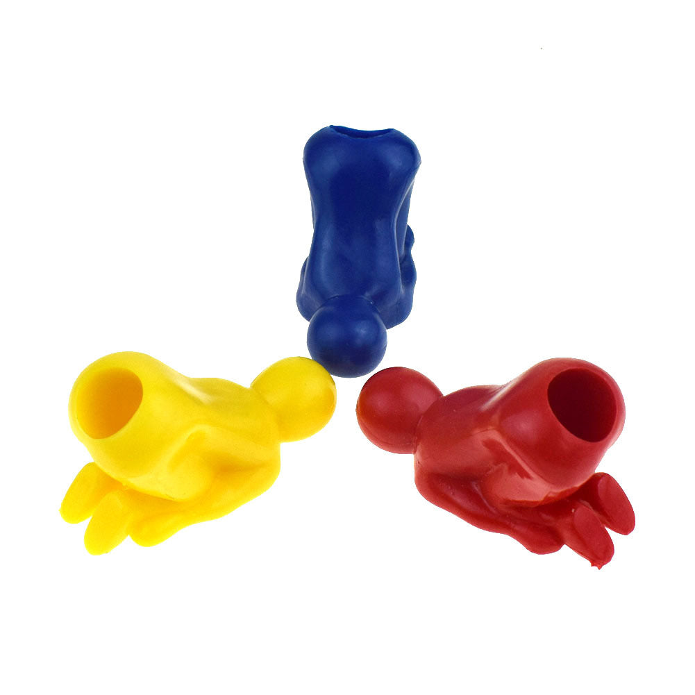 Hilarious Three-Color Novelty Butt Pen Holder - Quirky Desktop Ornament and Gag Gift for Office Pranks and Practical Jokes