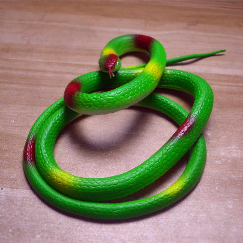 Realistic Giant Cobra Prop - 50-Inch Extra-Large Simulated Snake for Halloween Decor, Stage Performances, and Garden Protection